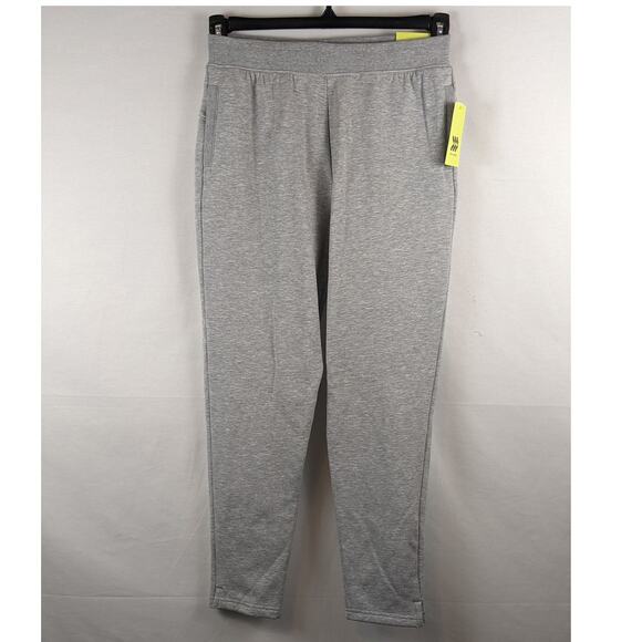 All in Motion Cozy Fleece Pants Gray Girls XL Soft Stretchy Sweats Lounge Casual - Picture 1 of 8